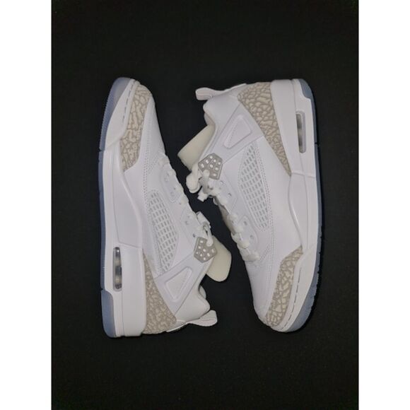 Jordan Spizike Low White Metallic Silver Grey. SIZE 9 - FQ1759-103 - Picture 7 of 8